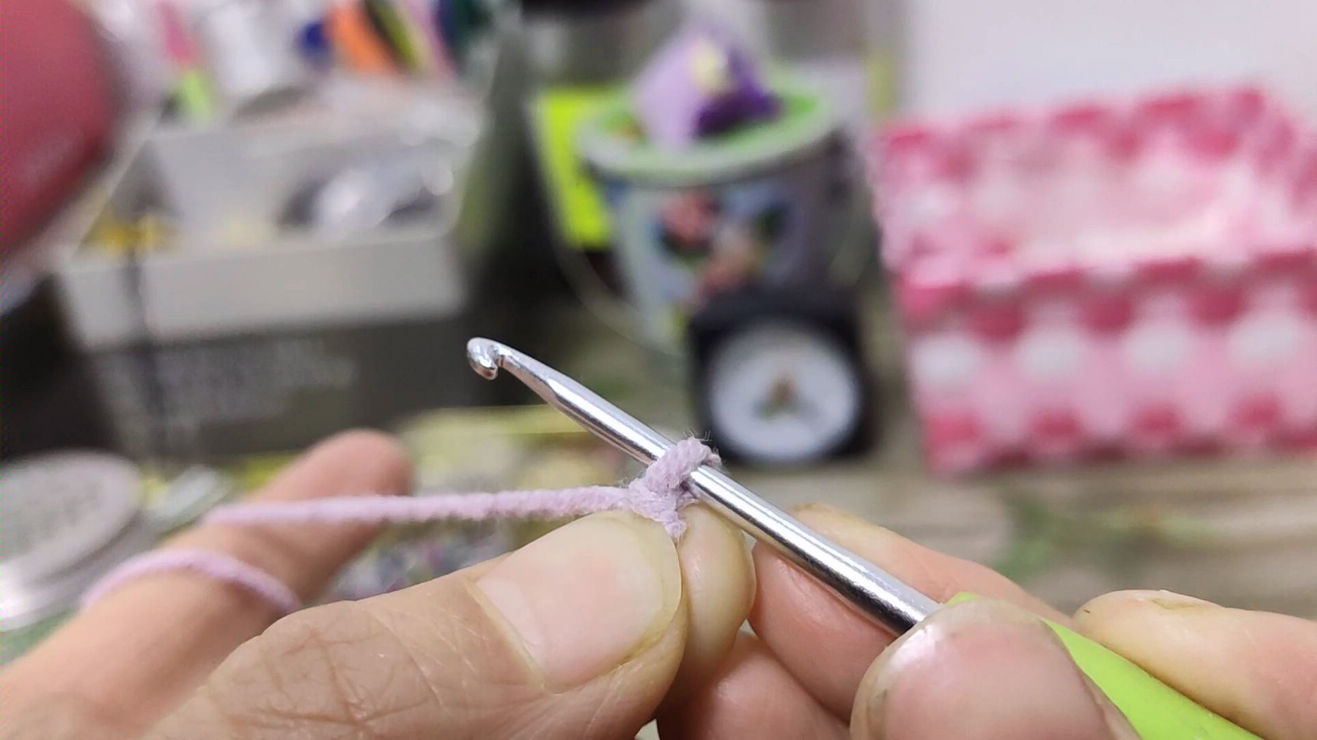 短针和长针的钩法