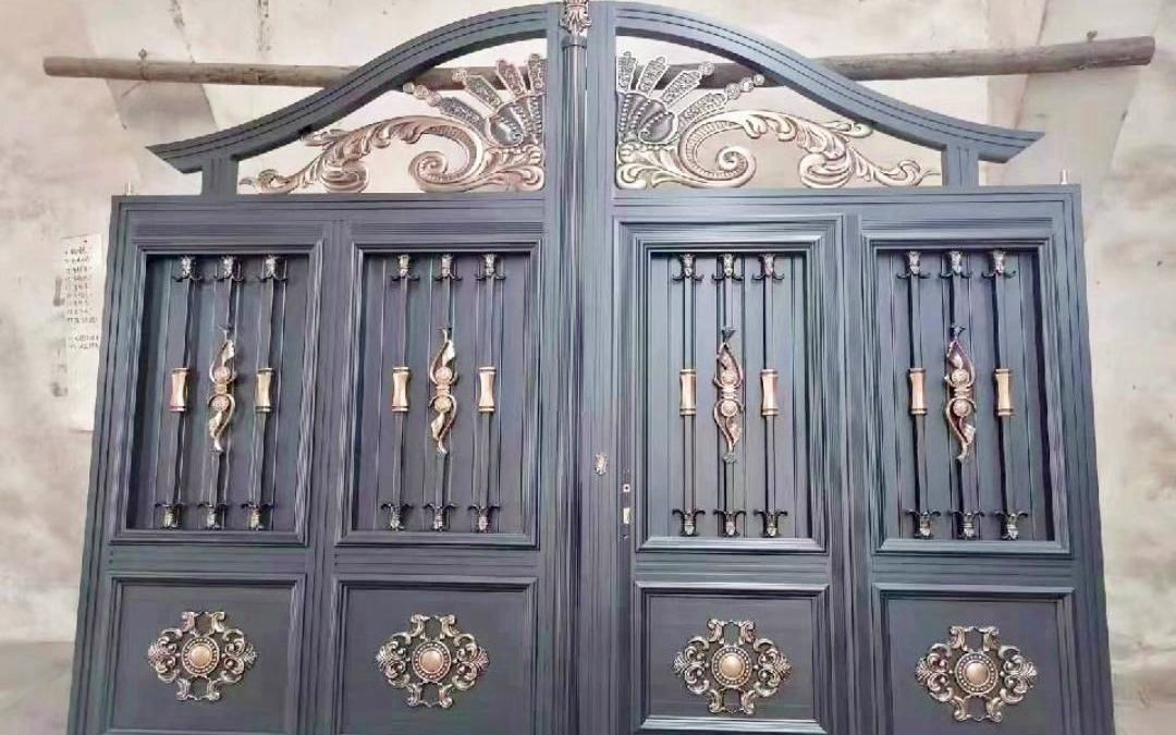 铝艺大门加工厂家 #铝合金大门多少钱 #铝艺别墅大门