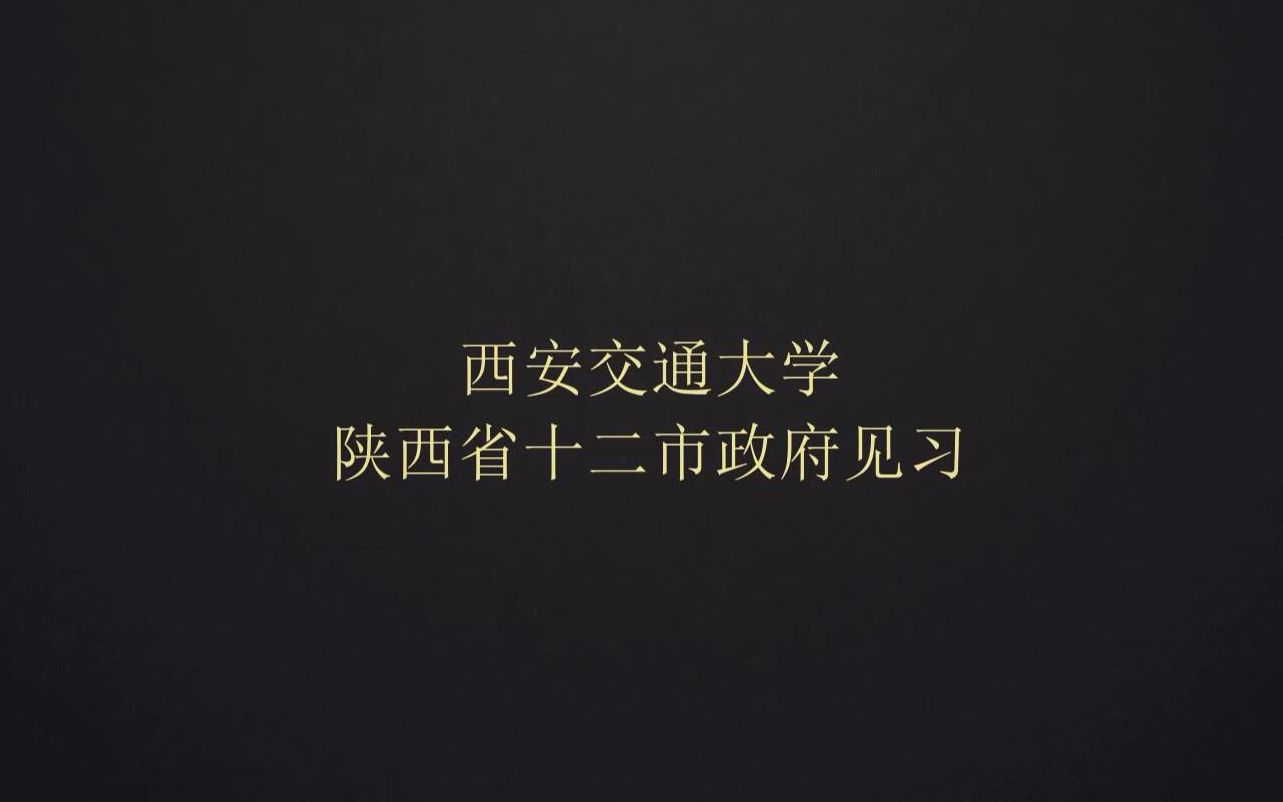 西安交通大学榆林市横山区政府见习哔哩哔哩bilibili