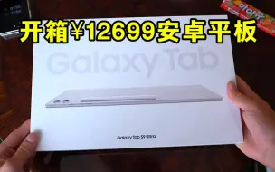 Download Video: 开箱全宇宙最贵安卓平板？仅12699，三星galaxy tab s9ultra