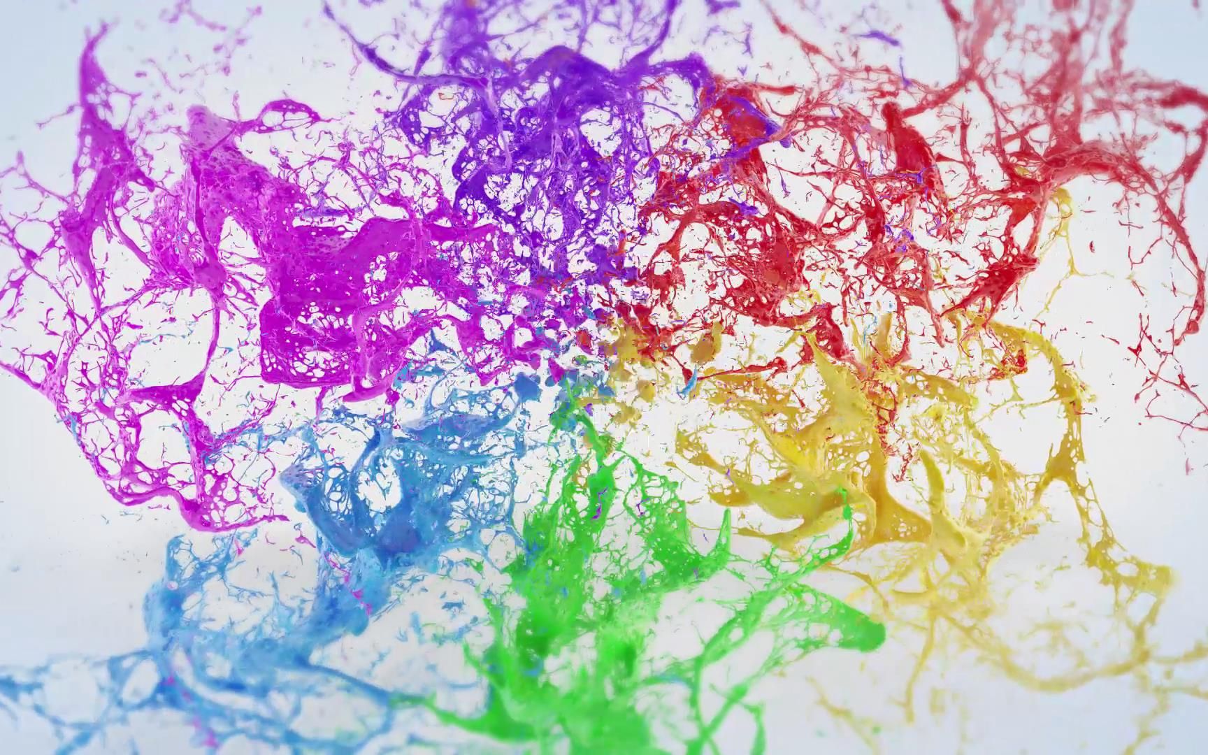 彩色颜料喷溅汇聚成logo动画_哔哩哔哩 (゜-゜)つロ 干杯~-bilibili