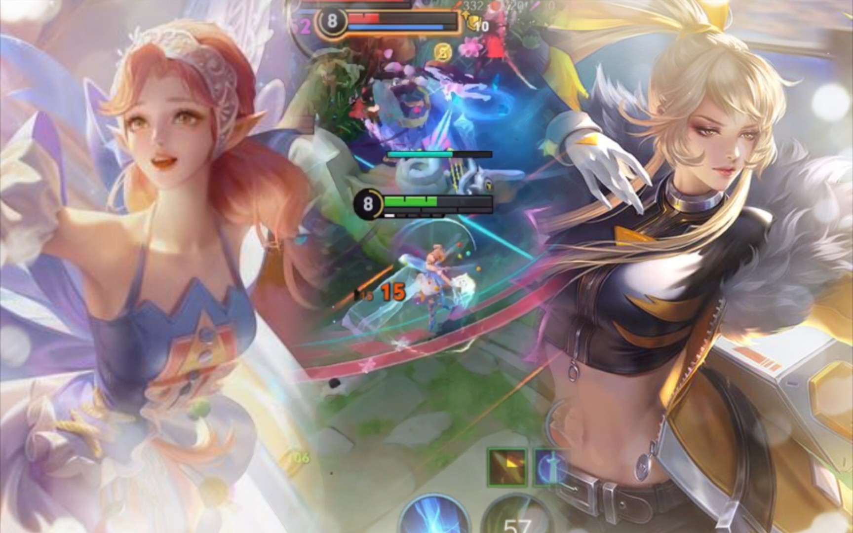 [王者荣耀]向往自由和爱的小舞蹈家与温柔坚毅的弓箭社学姐(艾琳x伽罗