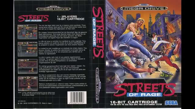 [图]MD/世嘉五代 （怒之铁拳1）格斗三人组 原声 OST Streets of Rage - Full Original Soundtrack OST