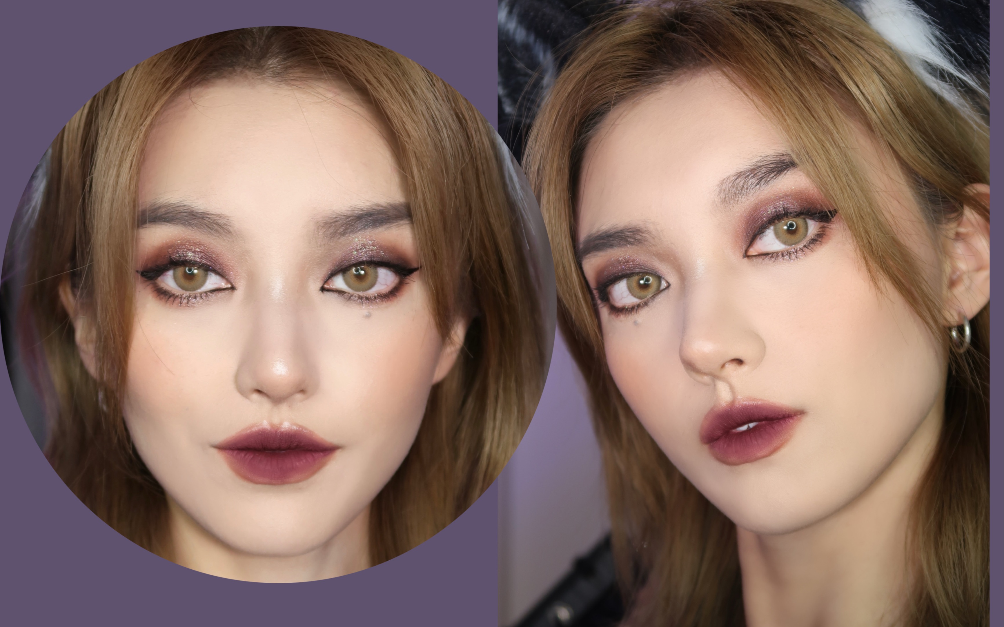 活动  albatrozz | 王嘉尔的狼人表妹-紫色系狼女妆