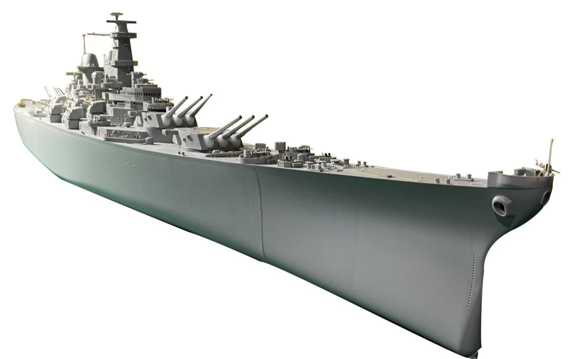 开这么多坑依旧想着做军舰 1/200系列 小号手 二战美国海军 bb-63