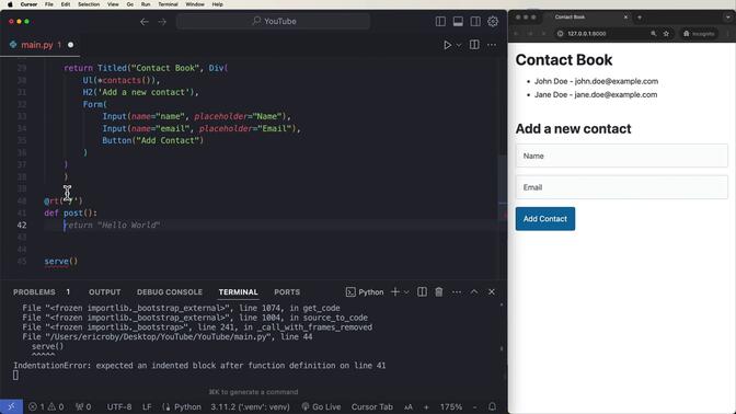 FastHTML教程：用纯Python构建现代Web应用程序