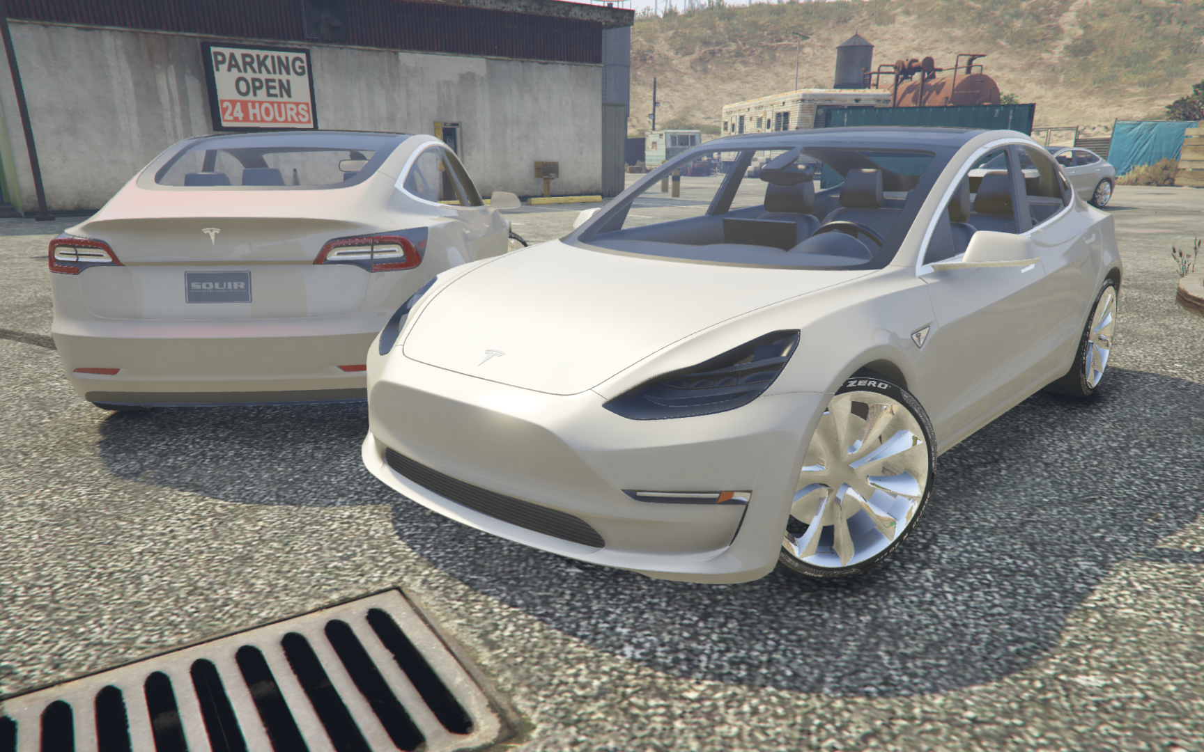 gta5小富这辆特斯拉model3外观挺好看只是内饰看着让人有点难受