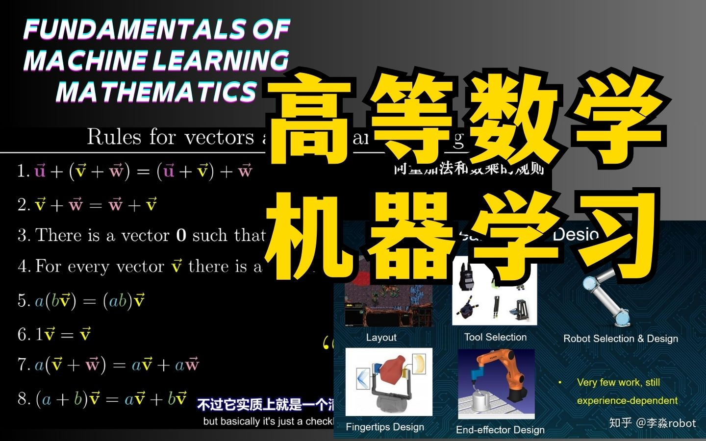 [图]可完全自学！高等数学与机器学习全套200集！内含：高等数学、微积分、线性代数、概率论、机器学习项目实战等干货内容！让你一次学到饱