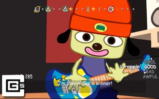 [图]parappa plays funky music (with cg5)