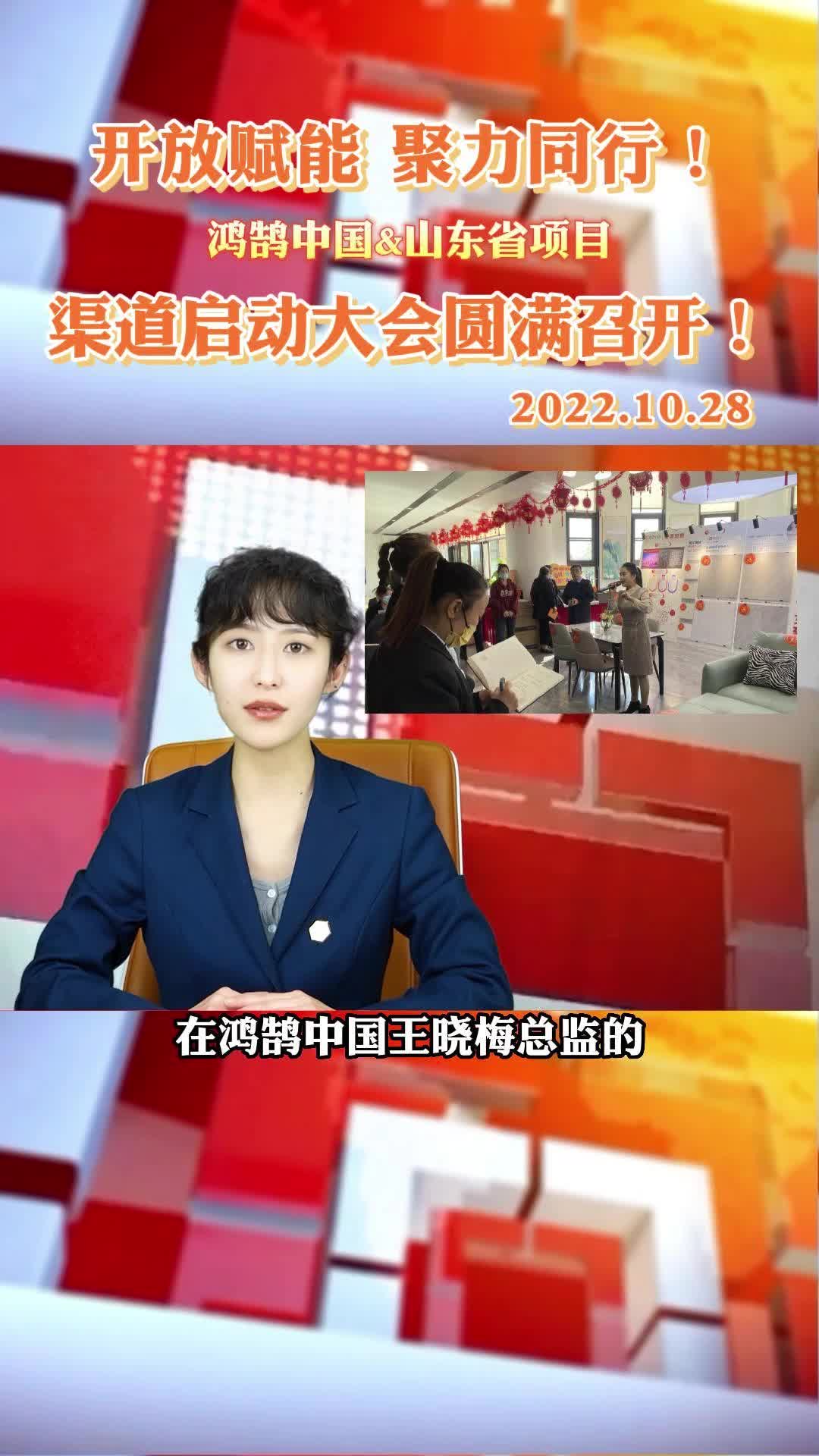 鸿鹄中国＂买房送装修＂&山东项目,聚力赋能,渠道启动大会正式开启!哔哩哔哩bilibili