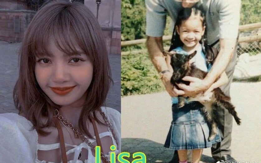 lisa小时候 童年图片