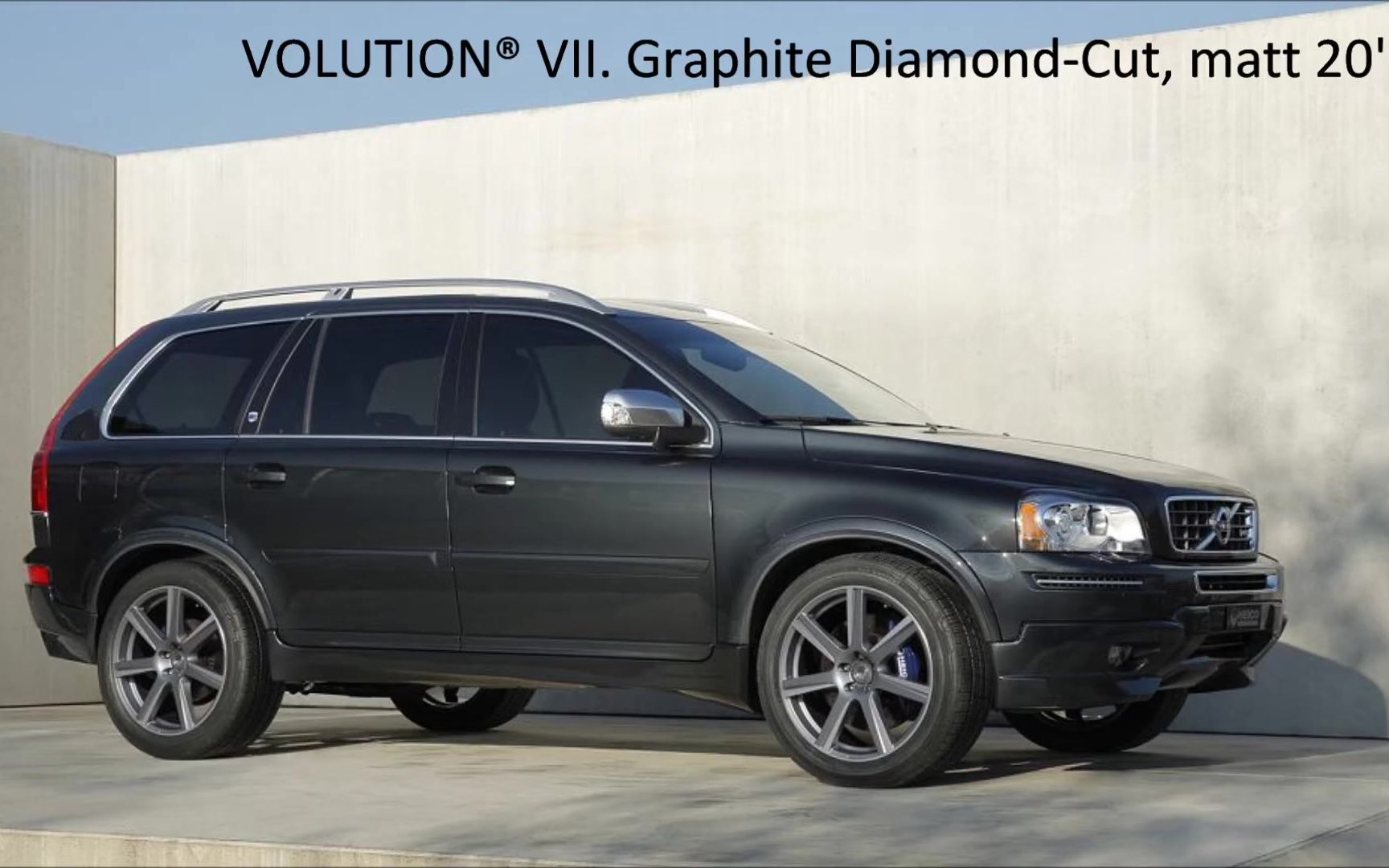 老款沃尔沃xc90安装heicosportivvolution03系列轮毂展示