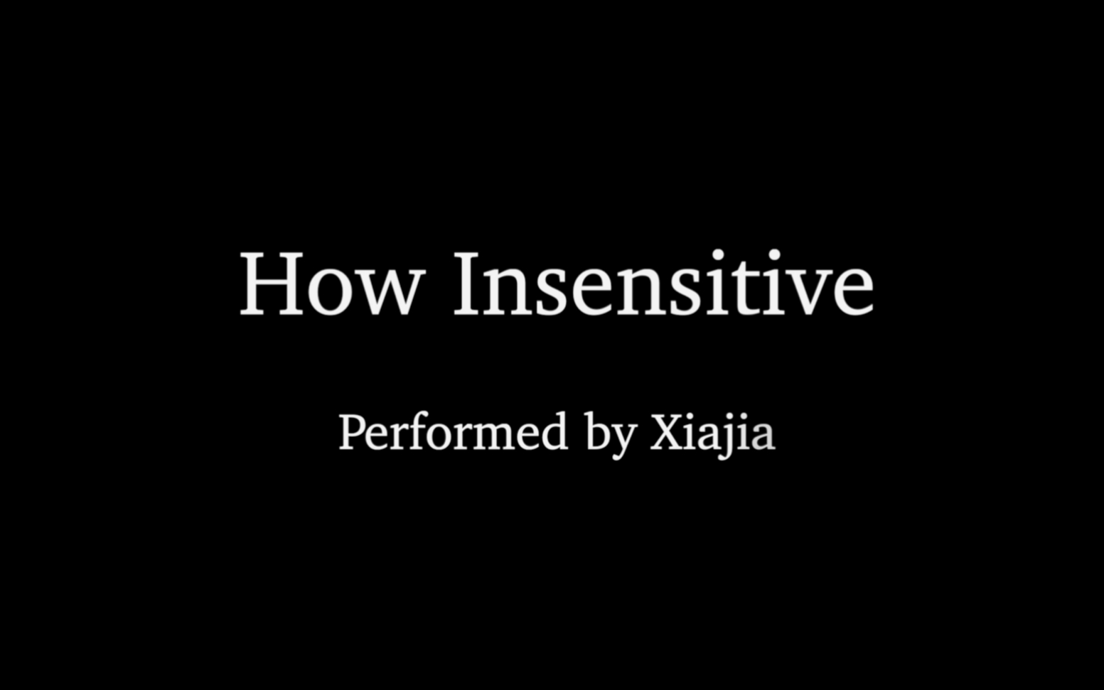 古典与爵士的邂逅 —— How Insensitive improvisation By 夏佳哔哩哔哩bilibili