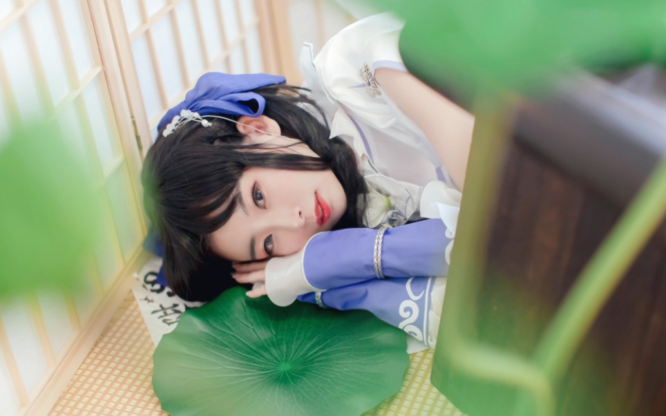 【九九的奇妙cos】终于修完这套室内赵灵儿cos图啦!