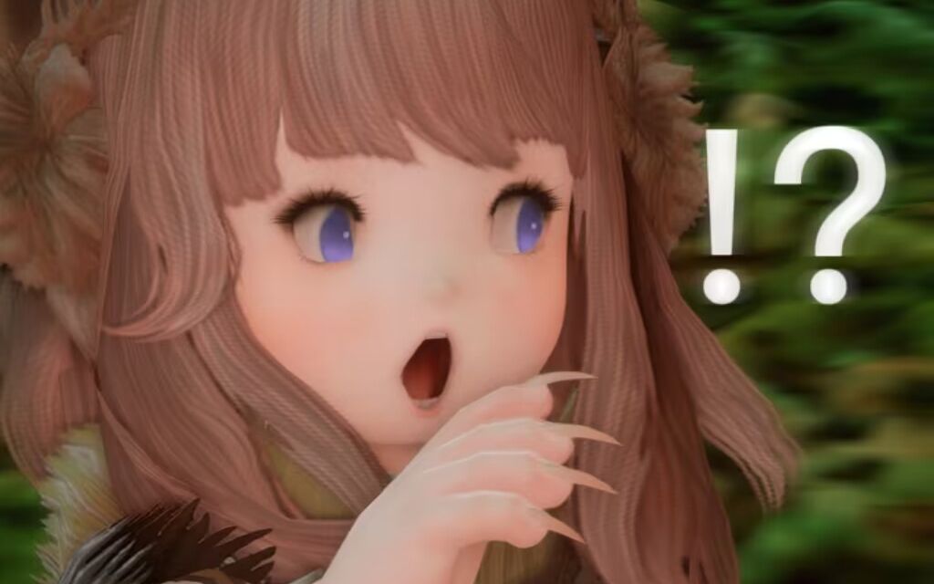 【ff14】震惊!海都小母肥出bug了?