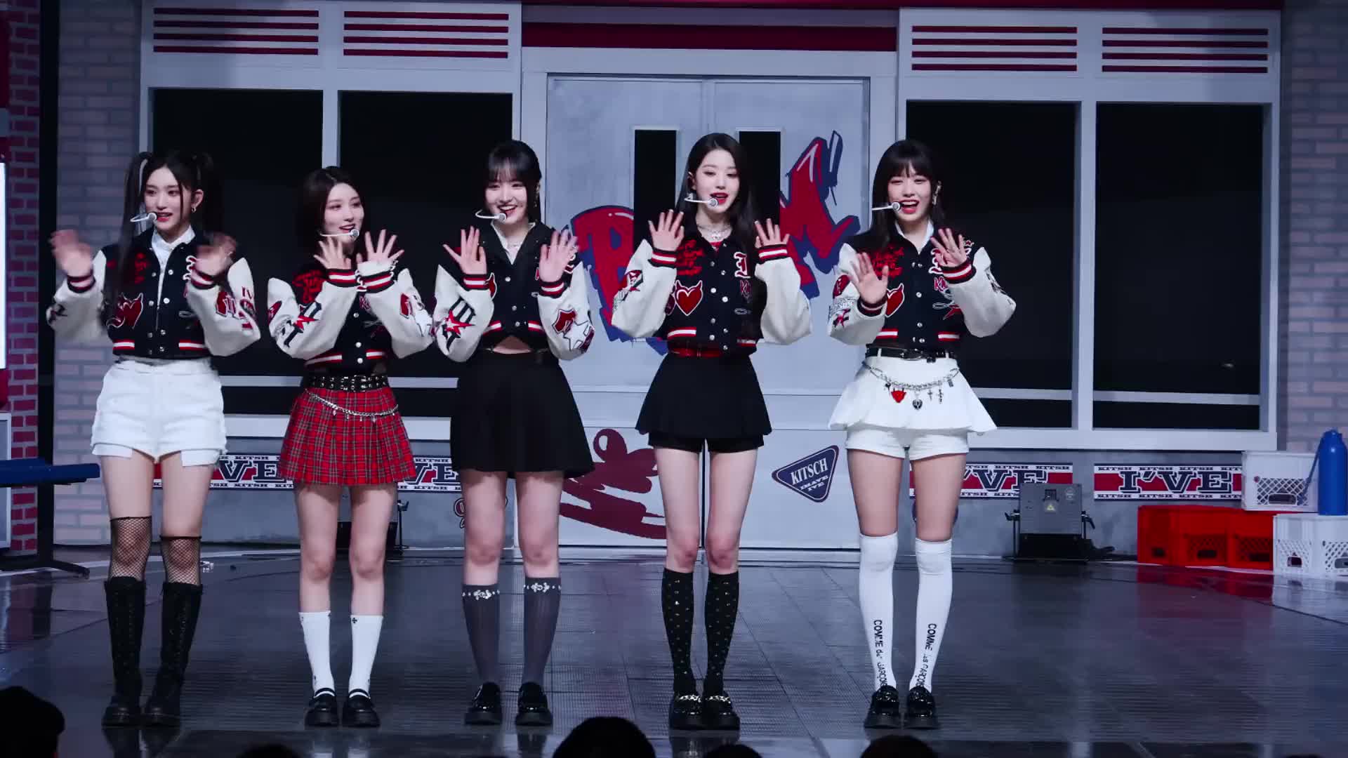 ive打歌舞台元英完美造型安队高音穿云霄女团韩流ive张元英