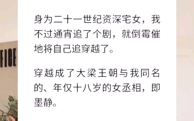 [图]我很忙。忙着寻死。身为二十一世纪资深宅女，我不过通宵追了个剧，就倒霉地将自己追穿越了。穿越成了大梁王朝与我同名的、年仅十八岁的女丞相，即墨静。【单纯的只想回去】