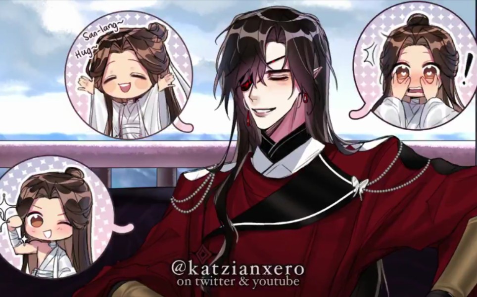 [图]花城蓝忘机洛冰河炫耀老婆的茶话会【作者:katzianxero/天官赐福/魔道祖师/渣反联动】