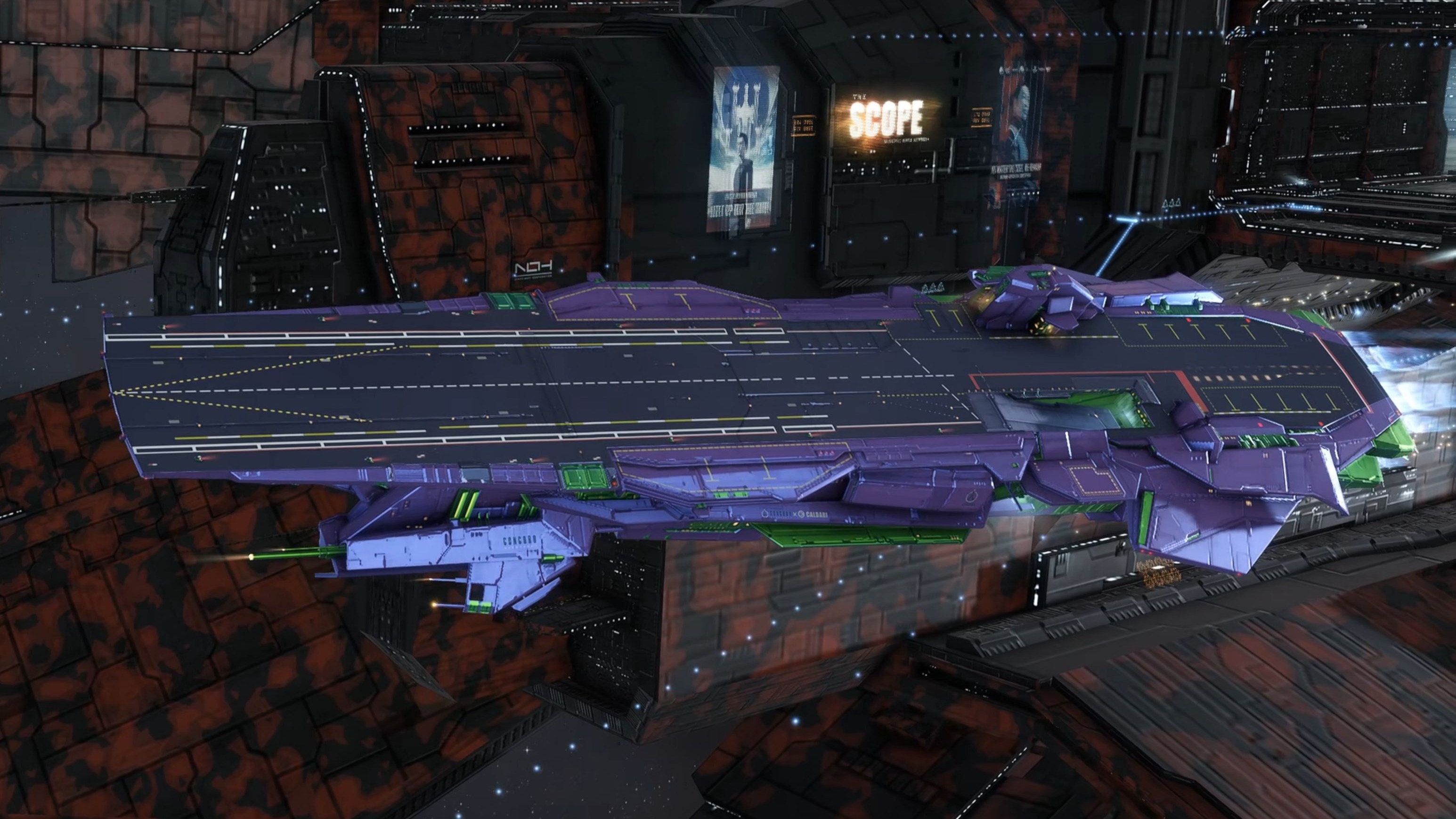 eve山岳级 赛博涂装 展示 4k最高画质