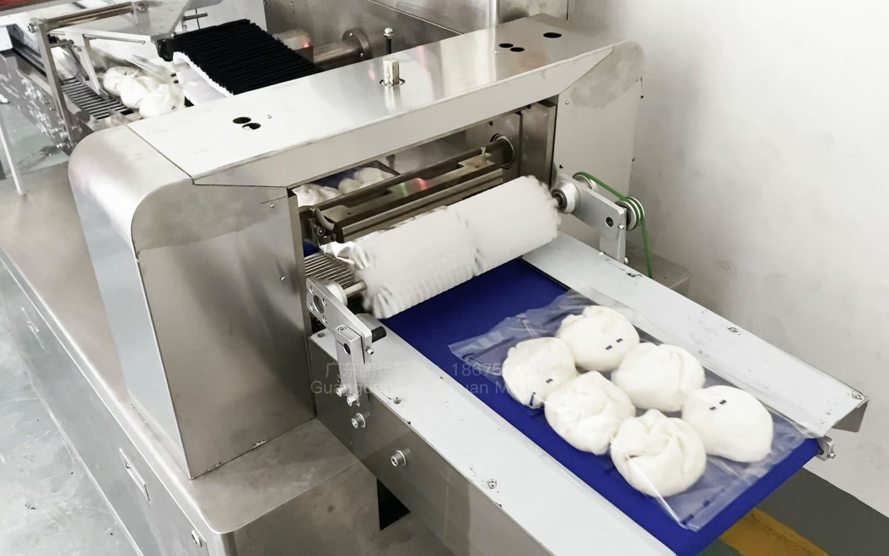 全自动保鲜速冻包子包装机 无托馒头包装机 全自动馒头枕式包装机