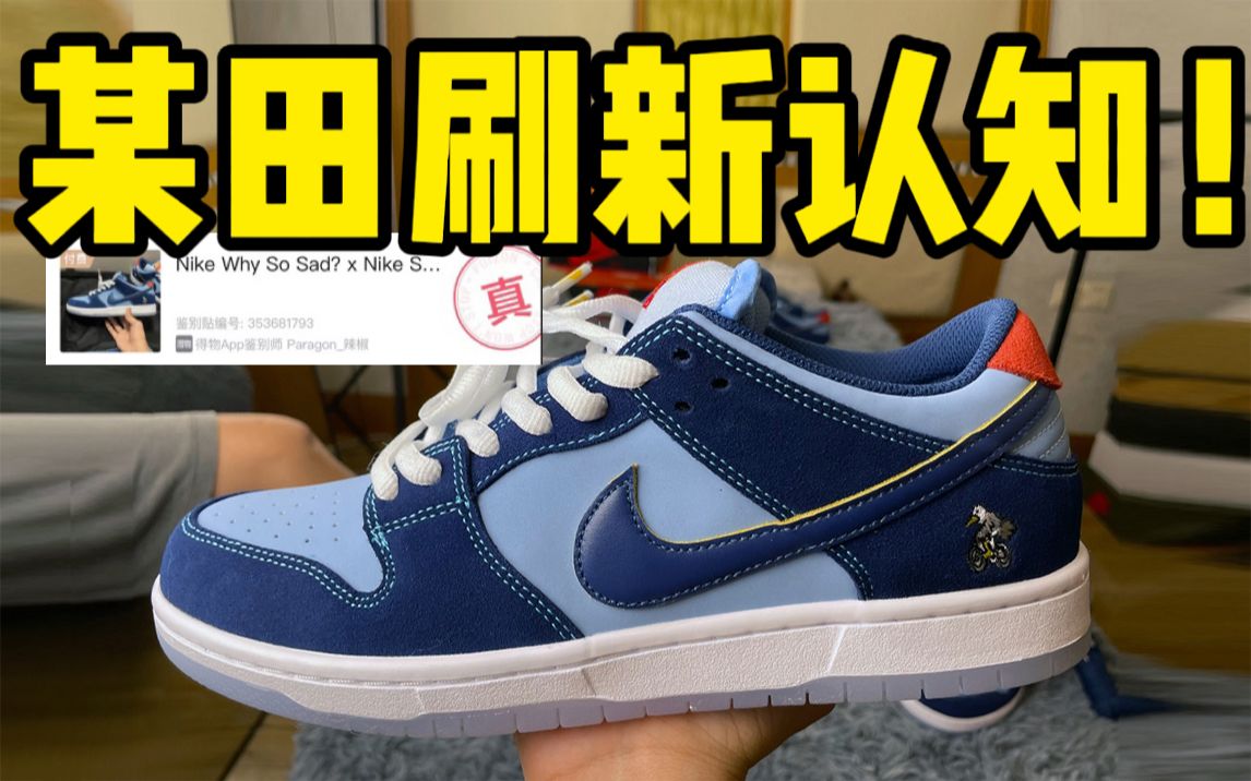 莆田顶级货?dunk蓝鸽子,去鉴定没想到居然过验!