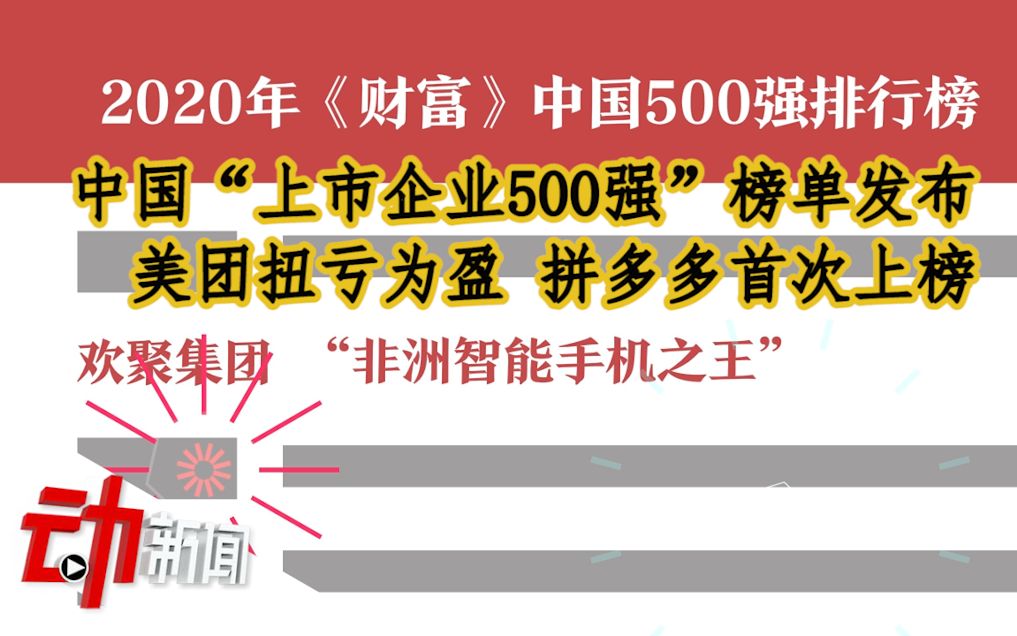 中国“上市企业500强”榜单发布:美团扭亏为盈 拼多多首次上榜哔哩哔哩bilibili