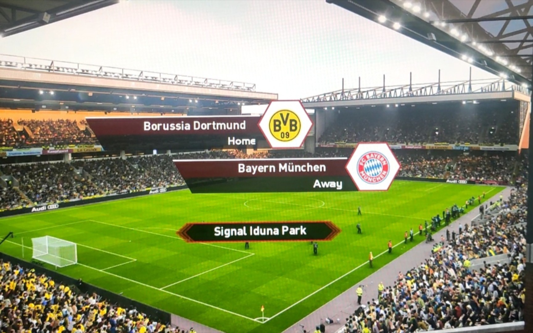 实况足球 德甲第10轮 多特vs拜仁 3:1 国家德比 大黄蜂主场力克拜仁