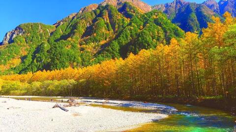 4k 絶景癒し自然映像 新緑の上高地梓川と穂高連峰 5月下旬信州松本japan Kamikochi Nature Relaxation 哔哩哔哩 Bilibili