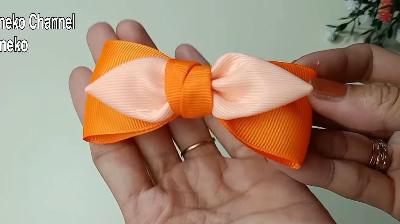 【tokonyaneko channel】蝴蝶结发饰制作教程0109