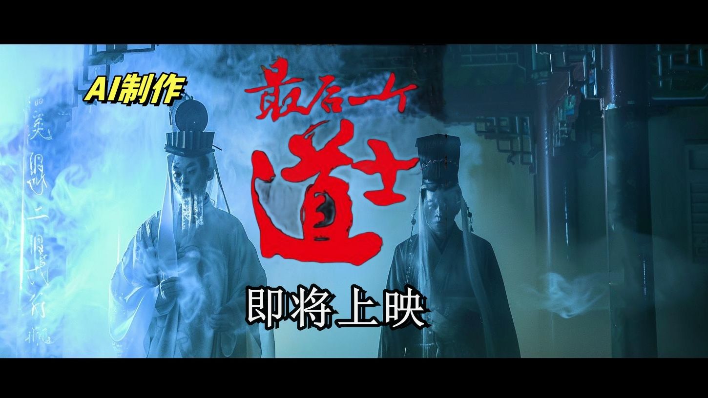 AI制作灵异电影《最后一个道士》预告片,正片即将上映!哔哩哔哩bilibili