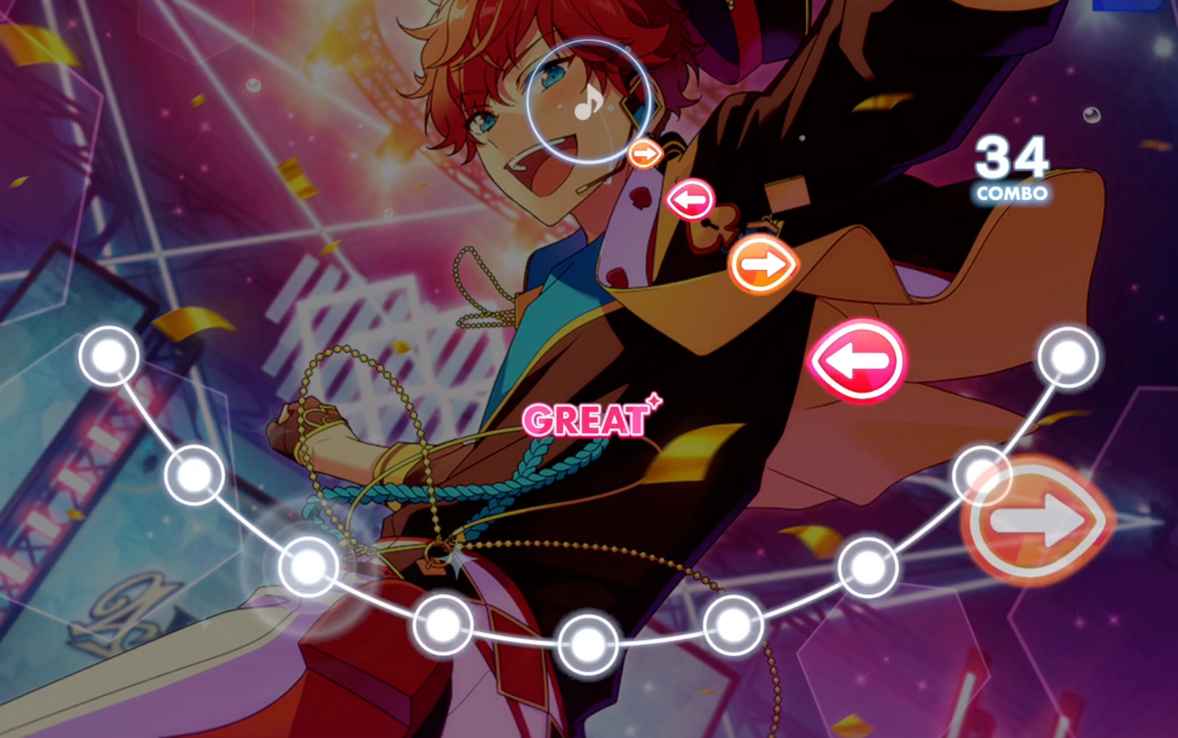 【偶像梦幻祭2】新晋lv30魔王曲breakthrough谱面_哔哩哔哩_bilibili