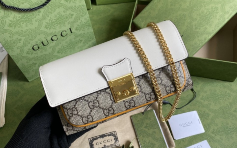 gucci padlock锁扣链条包 658226 三合一配全套原厂绿