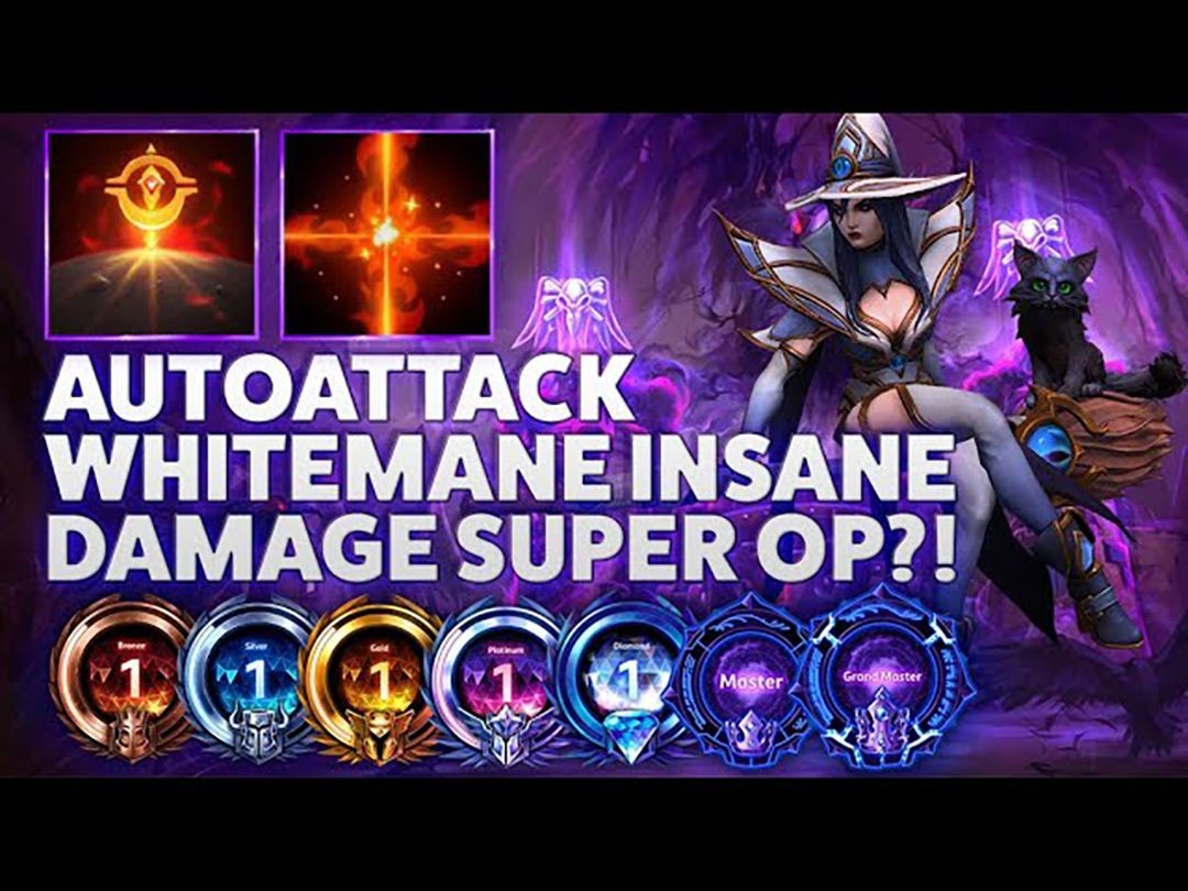 怀特迈恩 Whitemane Divine Reckoning  AUTOATTACK WHITEMANE INSANE DAMAGE SUPER OP?!电子竞技热门视频