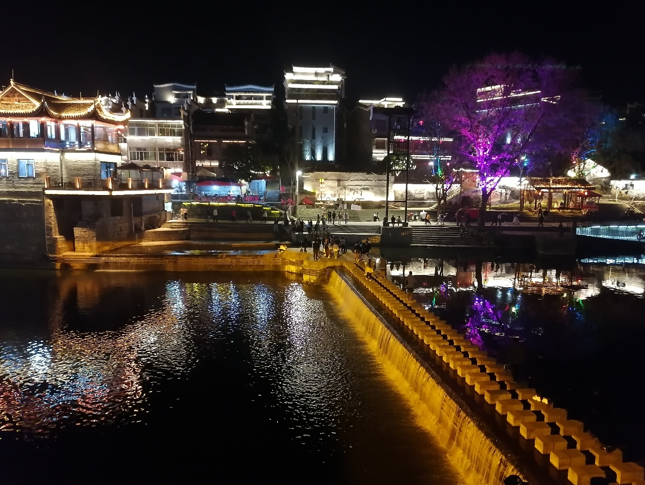 吉首乾州夜景图片