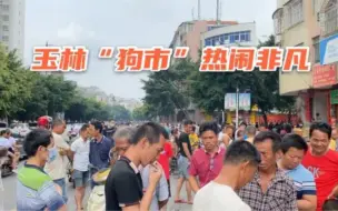 Video herunterladen: 实拍广西玉林著名“狗市”，每7天才有一次，每年夏至前最热闹