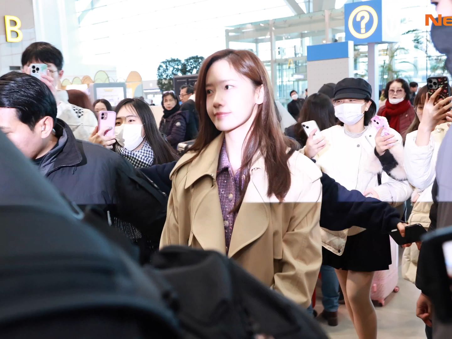 240223机场 ive少女时代林允儿车银优