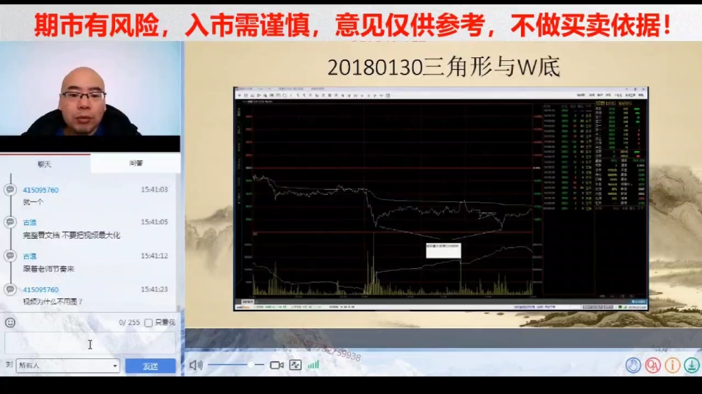 [图]期货交易冠军丁伟峰培训《出场的依据有哪些？》