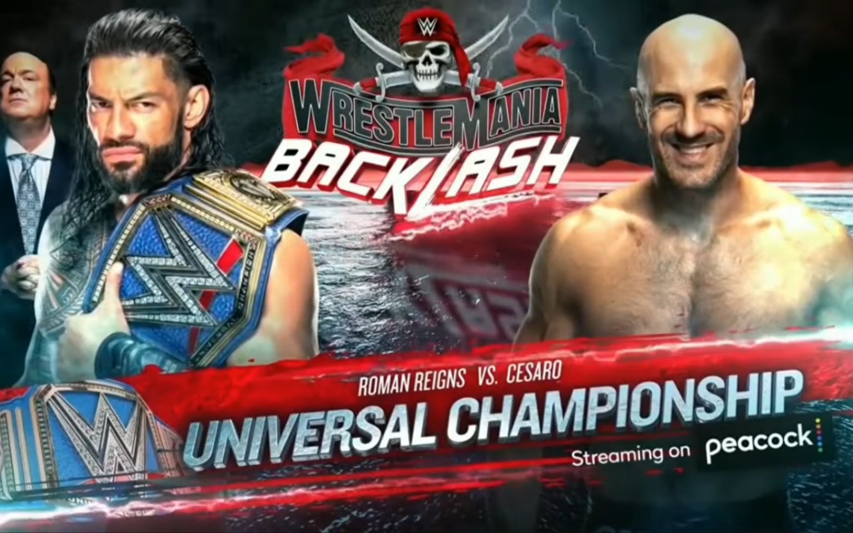 [图]Backlash 2021 Cesaro vs. Roman Reigns