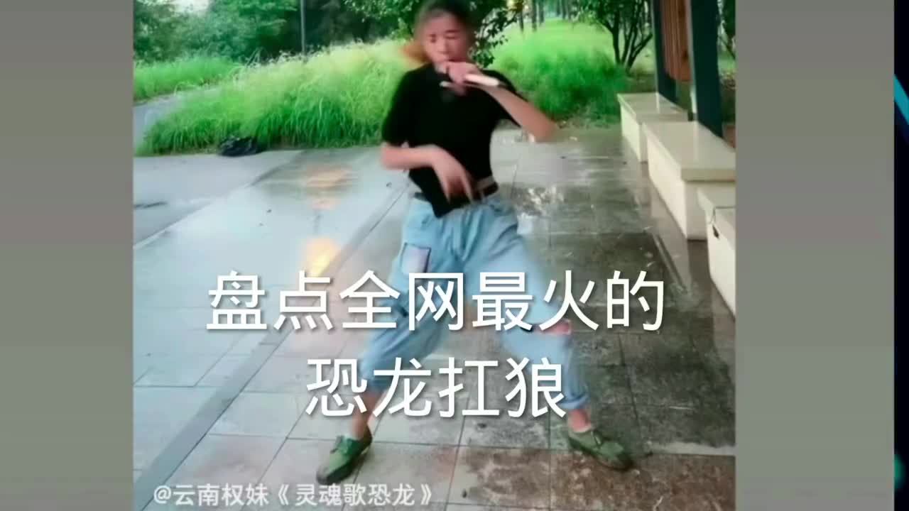 [图]恐龙抗狼盘点全网最火的恐龙扛狼只要自己不尴尬尴尬的是别人恐龙