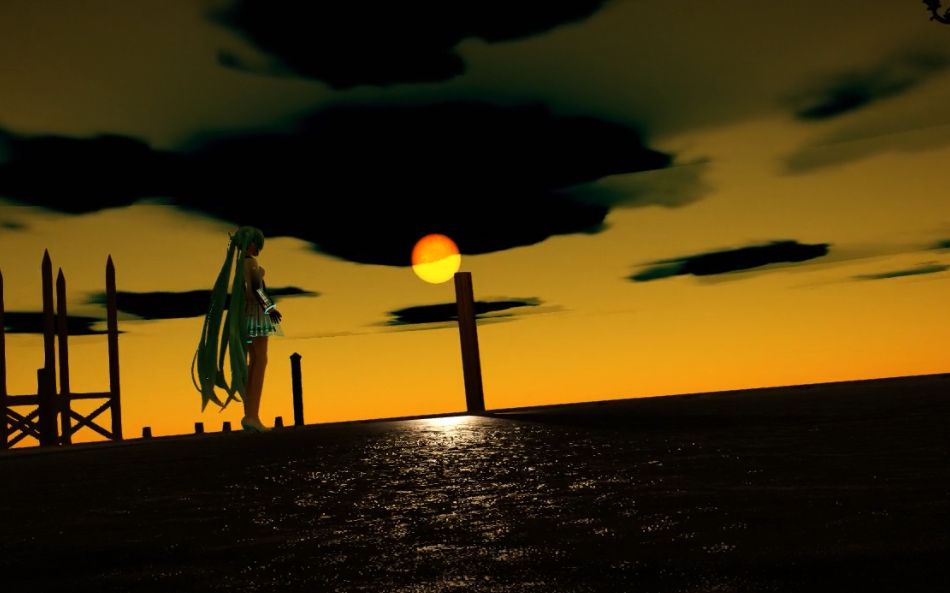 mmdglowyybhatsunemiku