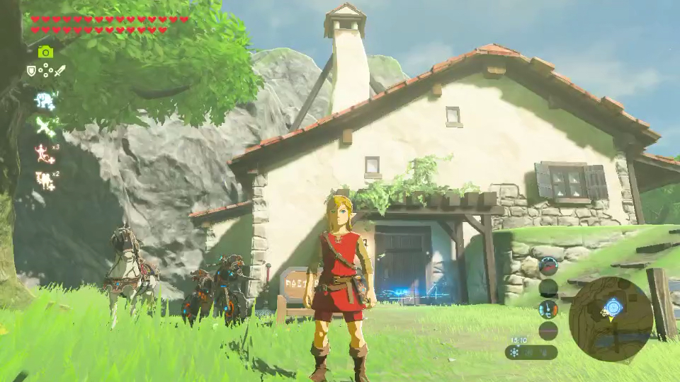 塞尔达传说旷野之息我林克有车有房