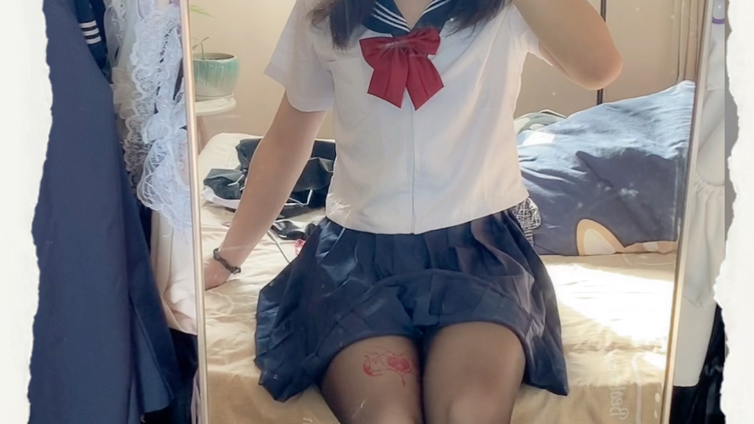 jk男娘黑丝帆布鞋版