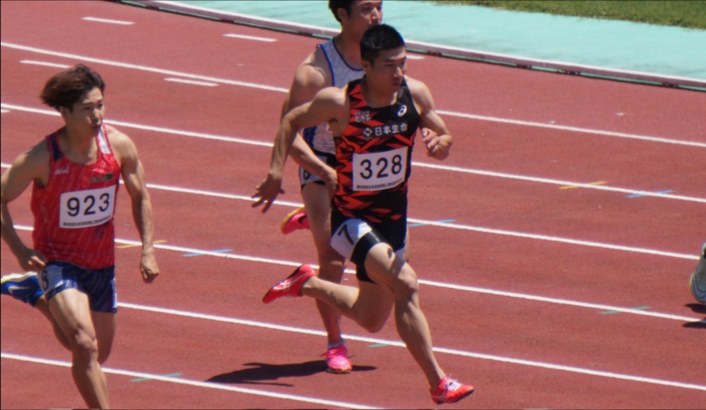 桐生祥秀10.50 (0.4) 小组第一 决赛退赛 ‖ 2024第66届东日本实业团田径锦标赛男子百米预赛第三组哔哩哔哩bilibili