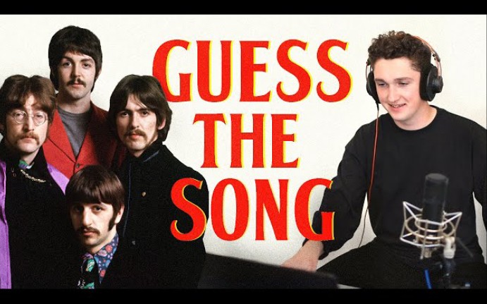 [图]【猜歌挑战】你能在一秒钟内听出是披头士哪首歌吗？Can you guess these Beatles songs in under 1 second?