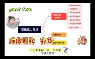 Download Video: 小白也不怕【财管公式不用背系列】应收帐款周转率（周转天数）/存货周转率（周转天数）/营运能力分析/CPA财务成本管理/中级财管