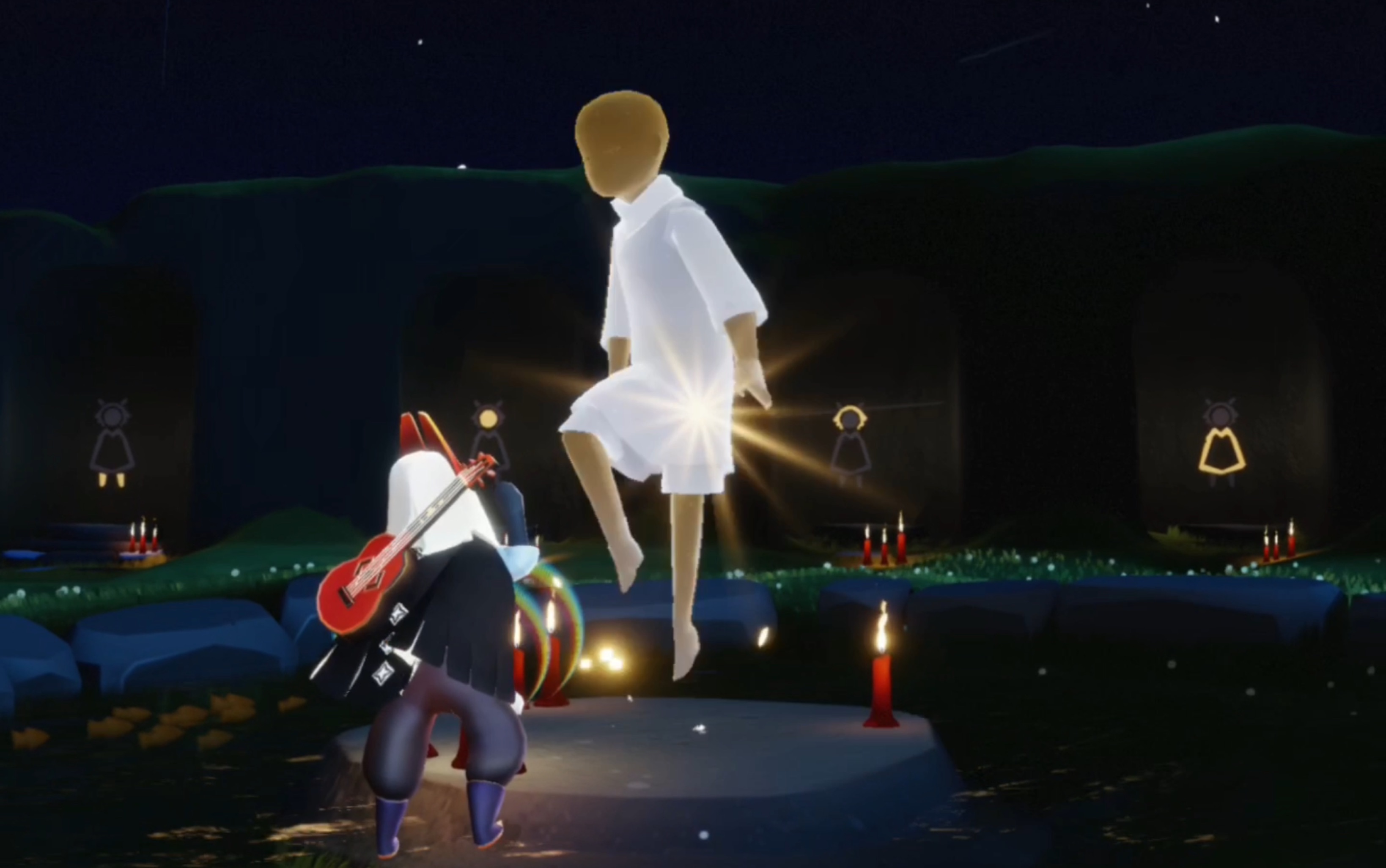 《光遇》无翼复刻先祖??_哔哩哔哩_bilibili