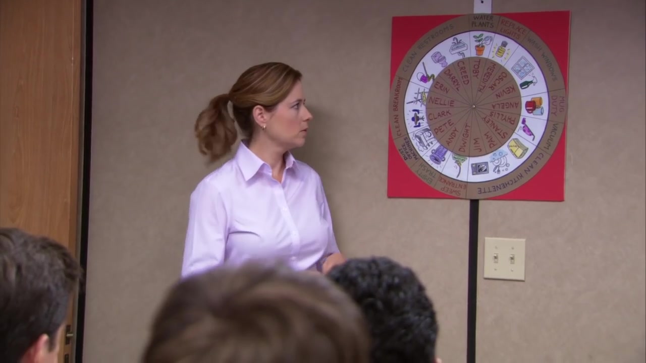 the chore wheel! - the office us