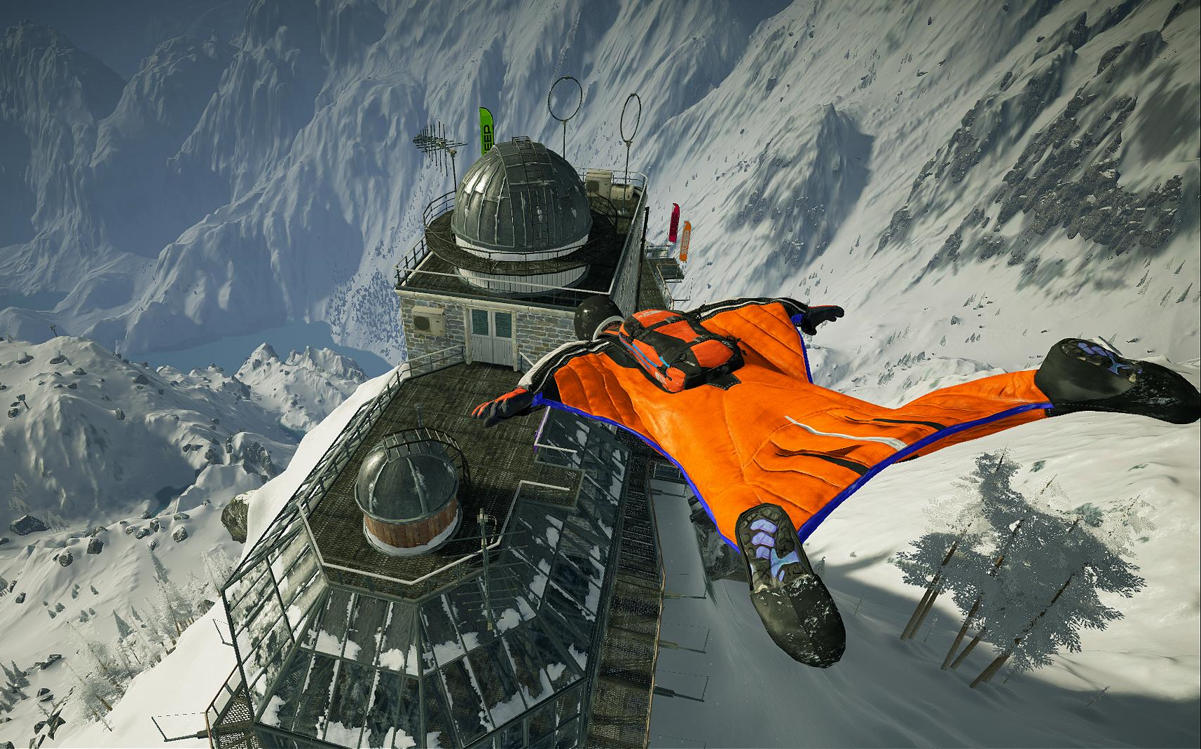 steep极限巅峰雪山飞鼠服