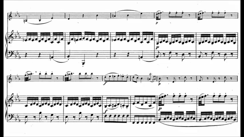 [图]【小提琴钢伴】莫扎特 - 降E大调奏鸣曲 作品K.302(K.293b)
