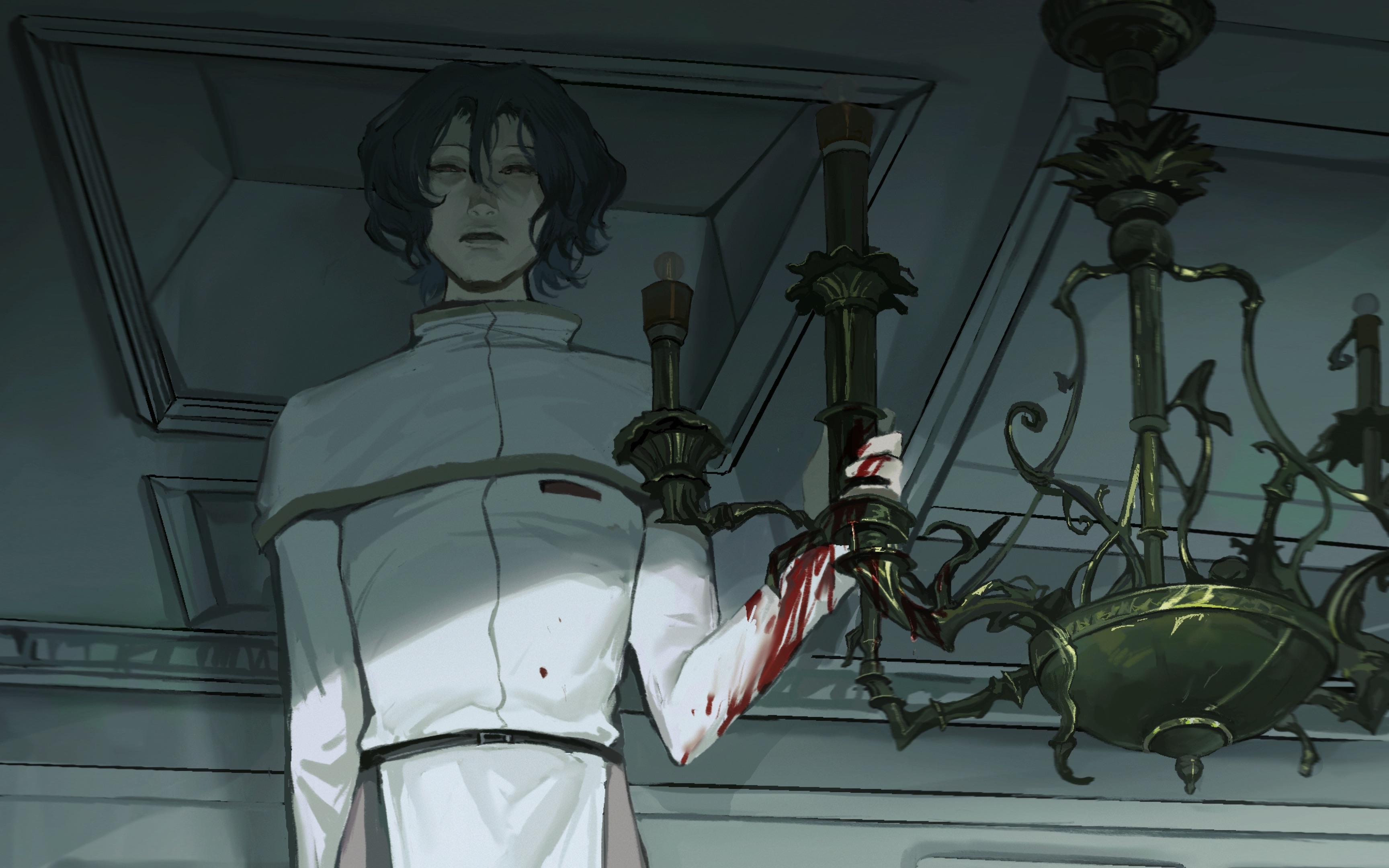 【procreate绘画过程】【细胞神曲】吊灯